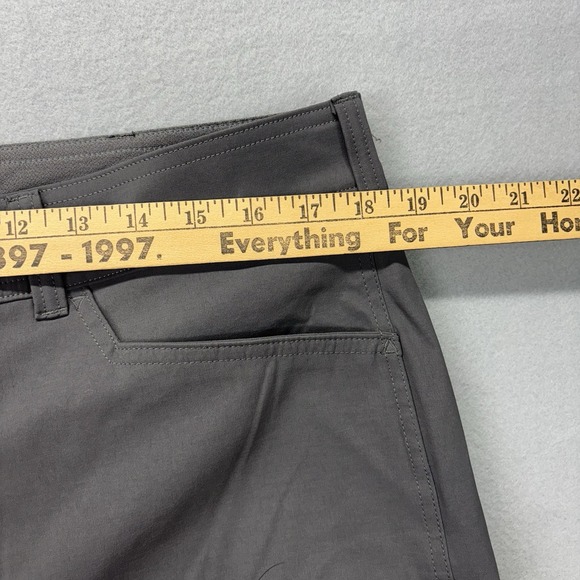 Eddie Bauer Guide Pro Pants Mens 36x30 Gray Fleece Lined First Ascent Hiking - Picture 4 of 12